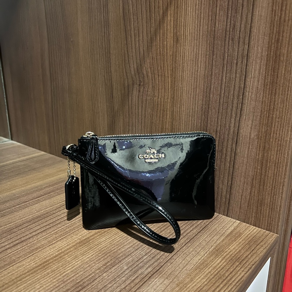 COACH  mini coin purse with strap